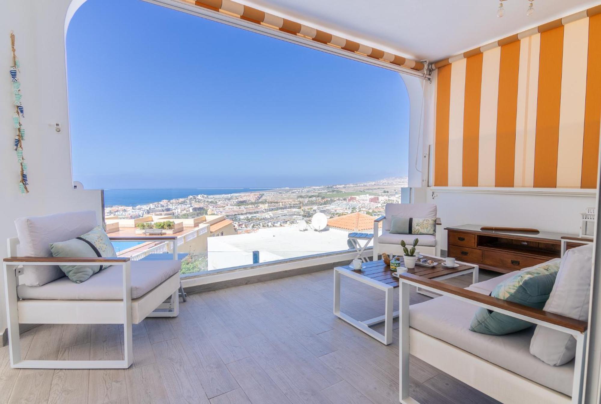 Mirador Balcon Del Atlantico Y Piscina Privada Villa Costa Adeje  Buitenkant foto