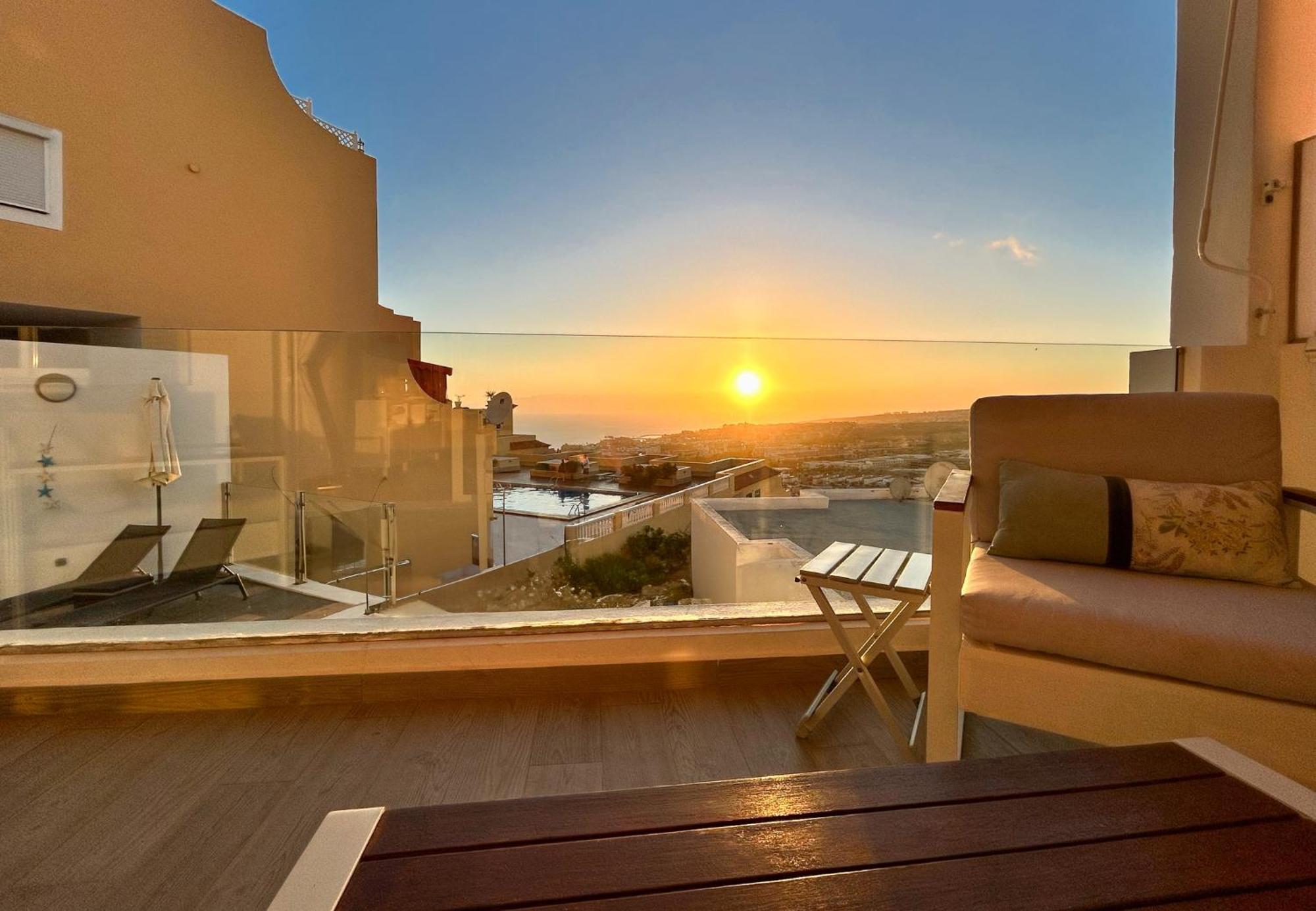 Mirador Balcon Del Atlantico Y Piscina Privada Villa Costa Adeje  Buitenkant foto